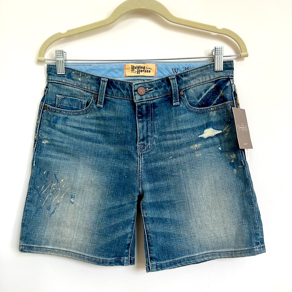 Paint splatter boy shorts